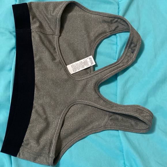 Nike Dri-FIT Charcoal Sports Bra - Picture 2 of 3